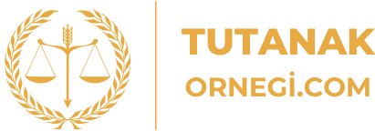 Tutanak Örneği – Tutanakornegi.com
